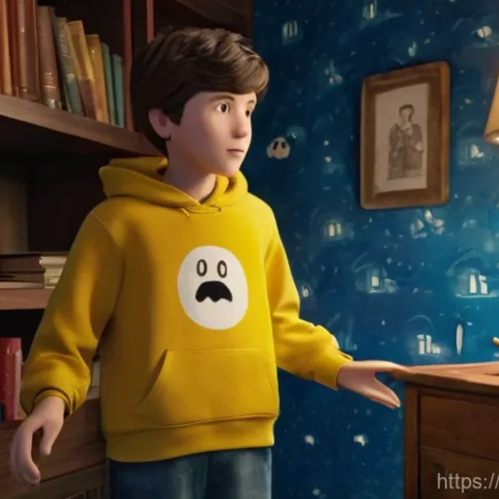 파라노만 ParaNorman 파라노만과 오컬트 요소 - **"A high-quality, stop-motion animation style image featuring a young boy, Norman Babcock. He has m...