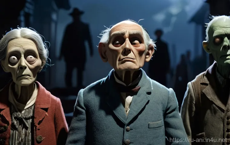 파라노만 ParaNorman 파라노만과 오컬트 요소 - **"A compelling, stop-motion animation style image depicting the spectral form of Aggie, the young g... 파라노만 ParaNorman 파라노만과 오컬트 요소 - **"A compelling, stop-motion animation style image depicting the spectral form of Aggie, the young g...