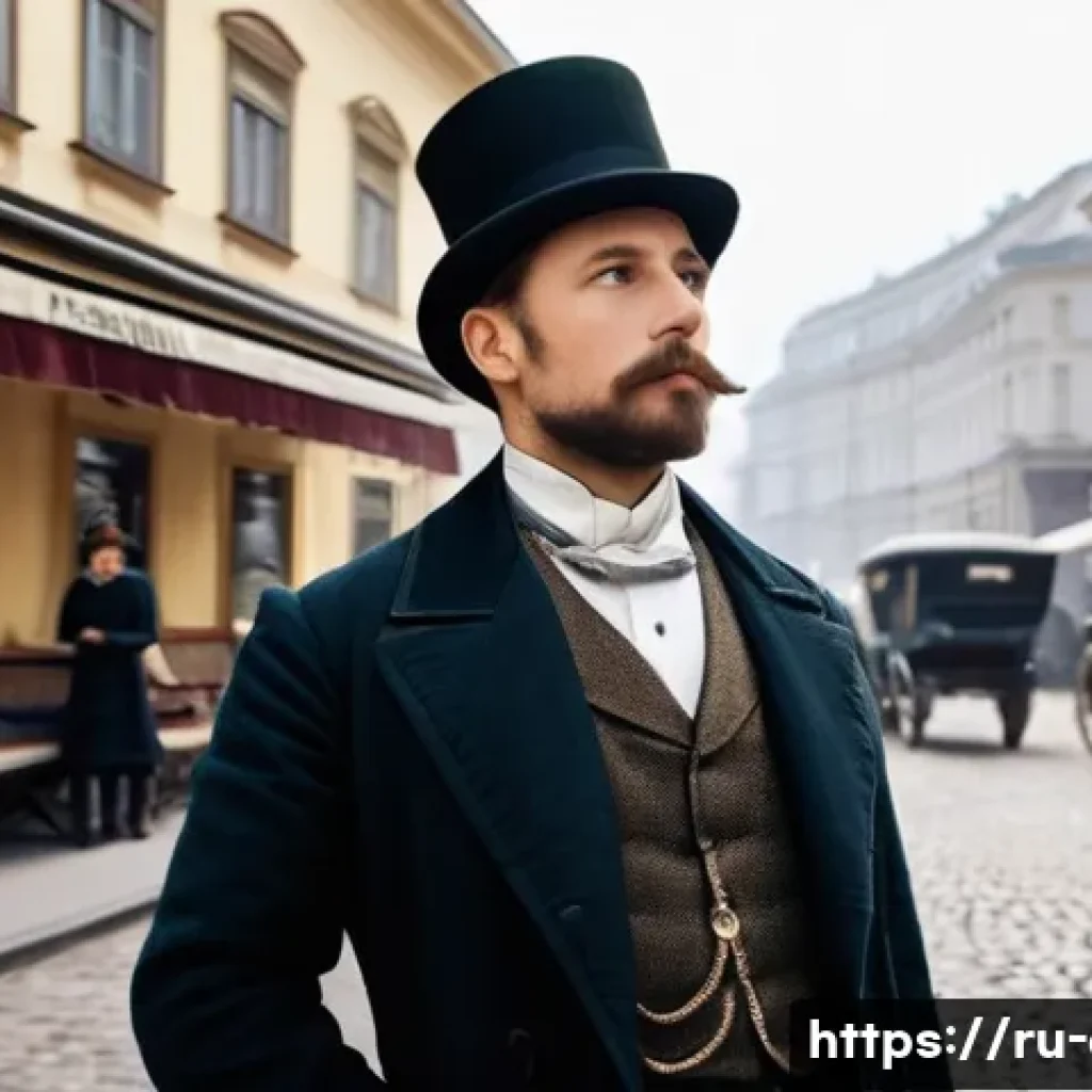 타임 트래블러 루카스 Lucas the Time Traveler 타임 트래블러 루카스와 시간여행 이야기 - **A Time Traveler's Contemplation in 19th-Century Vienna:**
A sophisticated, clean image of Luca...