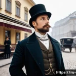 Home 10 타임 트래블러 루카스 Lucas the Time Traveler 타임 트래블러 루카스와 시간여행 이야기 - **A Time Traveler's Contemplation in 19th-Century Vienna:**
A sophisticated, clean image of Luca...